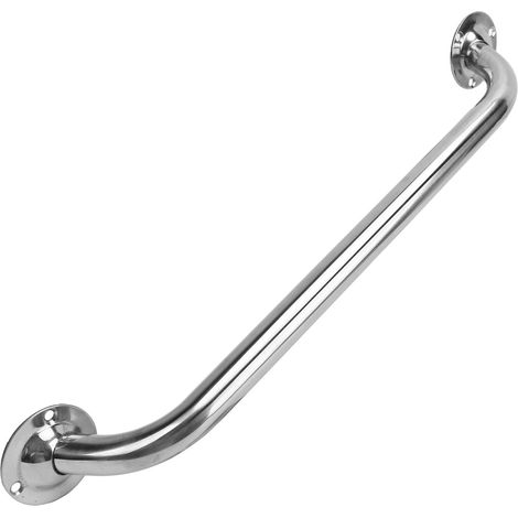 Barre d'appui inox poli pour bateau et salle de bain, poignée ronde en acier inoxydable, rampe de maintien marine, équipement de sécurité. (1/5)