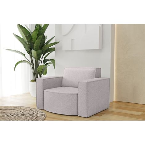 Sessel Designersessel PALMA in Stoff Ascot Rose (1/2)