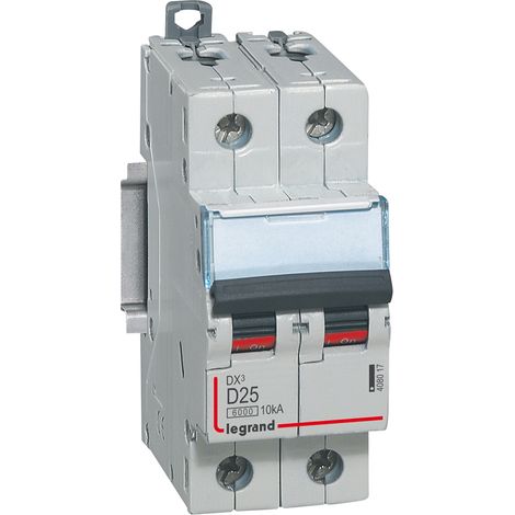 Interruptor modular bipolar curva D 25A