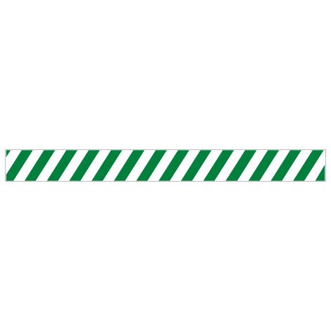 LOT DE 4 BANDES DE MARQUAGE AU SOL VERT ET BLANC (G1511)