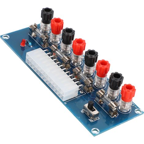 Netzschalter mit Betriebsanzeige für 24-poligen ATX-Anschluss XH-M229, vorgesehen für Computerprojekte und eingebettete Systeme. (1/5)