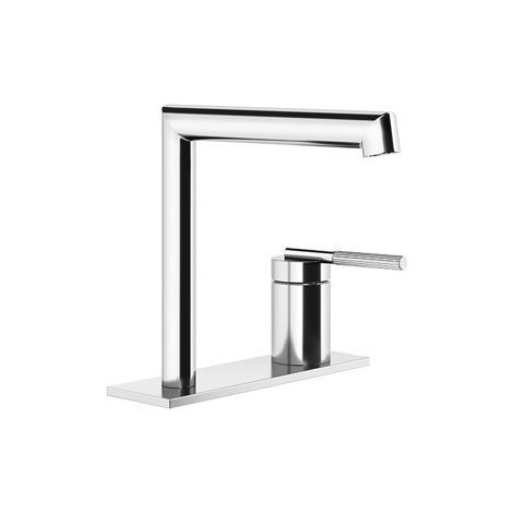 Gessi Ingranaggio mitigeur monocommande de lavabo, bec séparé