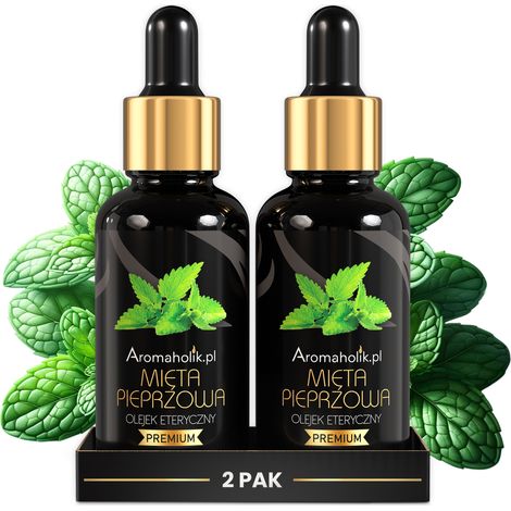 ACEITE DE MENTA NATURAL - Aceite esencial certificado 2 x 30 ml MENTA
