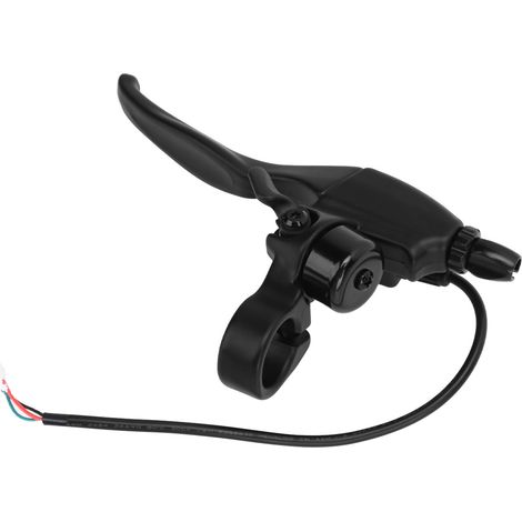 Levier de frein gauche universel 3 broches en alliage d'aluminium ergonomique pour trottinette électrique avec sonnette