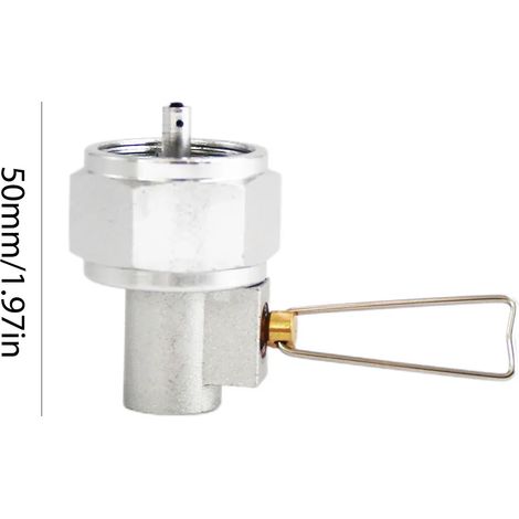 Adaptateur de recharge de gaz pour pique-nique et camping en plein air, convertisseur de gaz butane pour réchauds portables (1/4)
