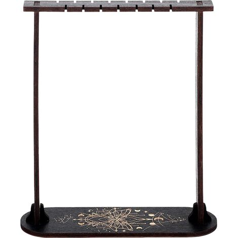 Multipurpose Divination Pendulum Display Stand, Necklace Organizer, Wooden Crystal Display Stand, Butterfly