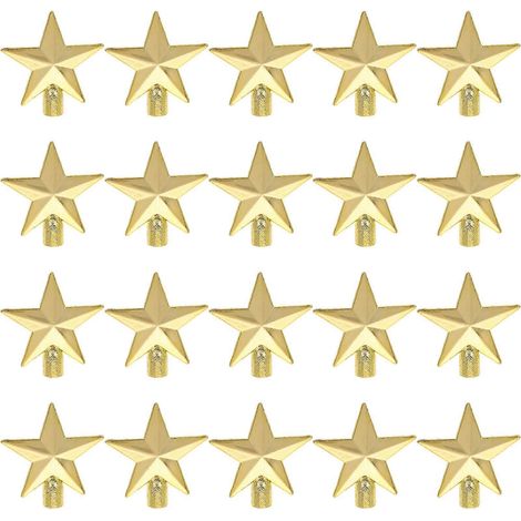 20 étoiles de Noël pour décorer votre sapin, cadeaux de fête de Noël (1/5)