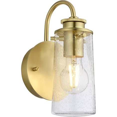 Braelyn Kichler 1 Light Wandleuchte Messing gebürstet IP44 (1/5)