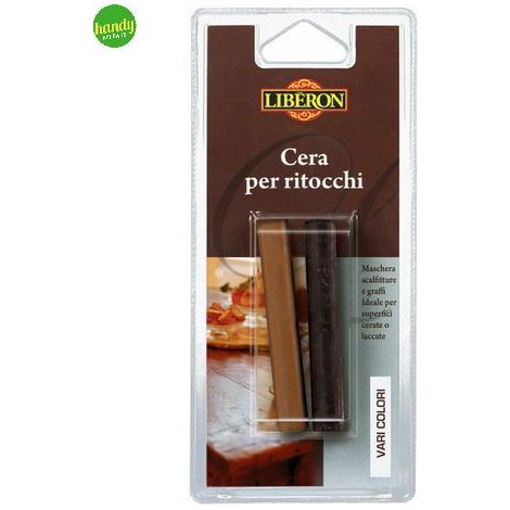 Cera ritocchi Liberon doppia tinta mogano chiaro/scuro ml.10