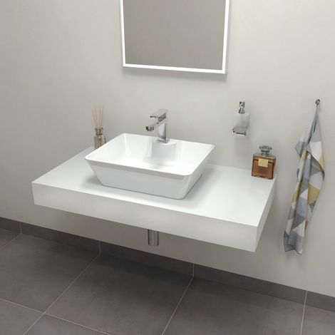 TAILOR Plan de travail Rockstone 70x50 cm, version C (1/3)