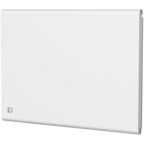 [JAMAIS UTILISÉ] [JAMAIS UTILISÉ] Radiateur électrique fixe à inertie sèche fonte+film 1000W Bestherm NEMESIS horizontal blanc