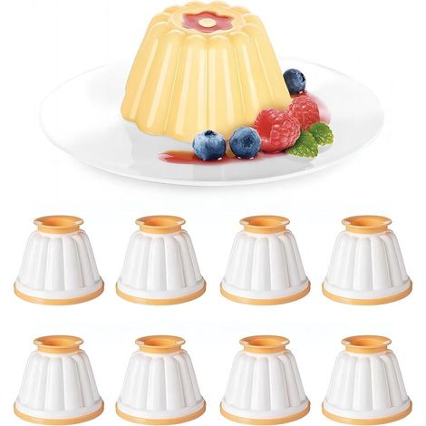 moules à pudding, ramequins italiens réutilisables, sûrs et inodores, faciles à démouler et à nettoyer. (1/5)