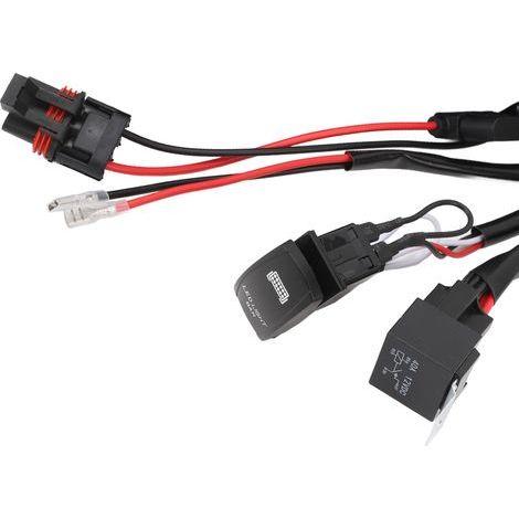 Anschlussset für 300-W-UTV-LED-Lichtleiste, 14 AWG, 1 Leitung und Impulsbus, Plug-and-Play-Installation