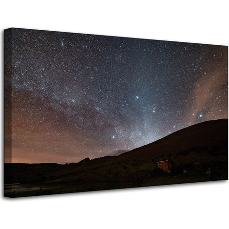 Lienzo impreso "Cielo estrellado espacial" 80x50