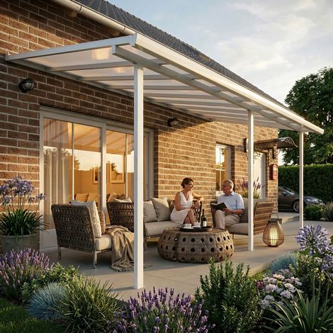 Tetto Couv'Terrasse FERIA 3 x 9m - Bianco