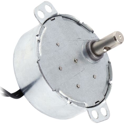 1 Stück 220-240 V Wechselstrom-Synchronmotor, Getriebemotor, 4 W, dreht sich vorwärts/rückwärts (5-6 U/min) (1/5)