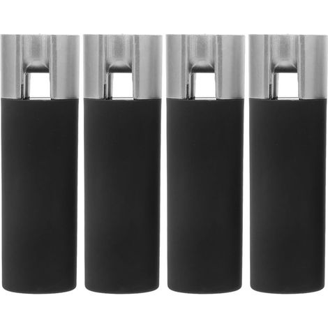 4 Pièces Lot de 4 Embouts de Cordon pour Store Vénitien en Plastique Noir Mat, Poids de Cordon Anti-Vent, Poignée Pendante pour Stores Enrouleurs et Vénitiens, Accessoires de (1/5)