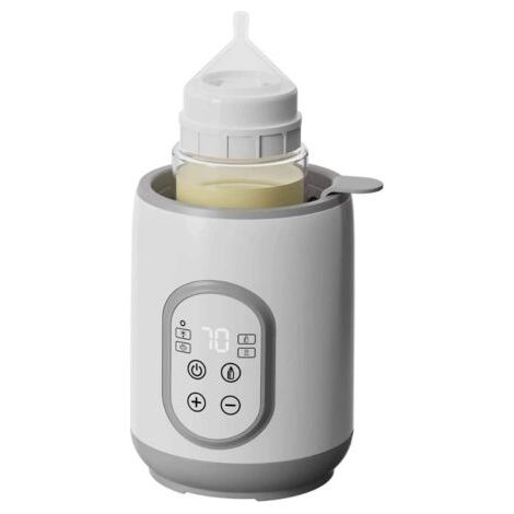 Chauffe Biberon Multifonction, Stérilisateur de Biberons, Chauffe Biberon Électrique Rapide, Intelligent de la Température, Sans BPA (Blanc)