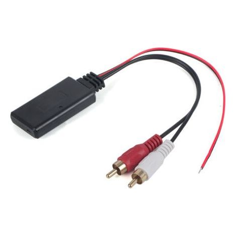 Adaptateur Bluetooth 5.0 sans fil 2 RCA – Câble auxiliaire AUX pour autoradio – Montage universel compatible véhicules (1/5)