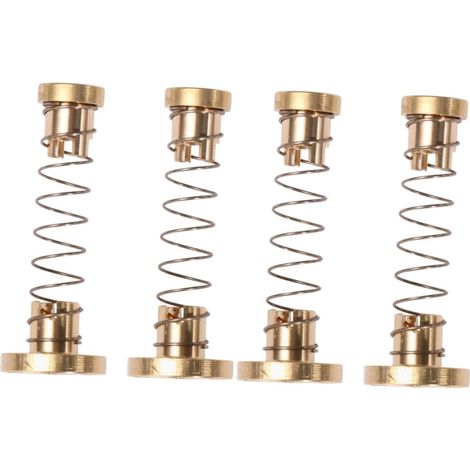 2 pezzi di dadi per viti conduttrici T8 per stampante 3D in acciaio inossidabile con passo da 2 mm, accessorio per incisione ad alta precisione, 2 pezzi