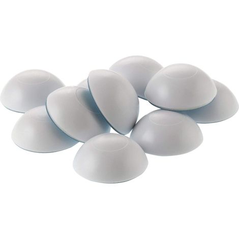 Secotec 5248/10 Fermaporta Bumms 32 mm autoadesivo bianco SB-10, ø 32 weiß  10 Stk, Set di 10 Pezzi (1/3)