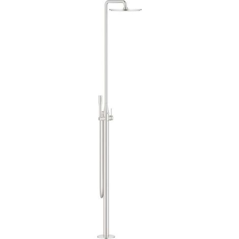 Grohe Fertigmontageset Essence UP-Brause-Einhebelmischer, Bodenmontage, supersteel (1/5)