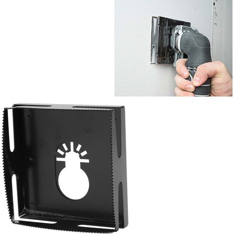 Outil de menuiserie à rainure carrée pour découper des trous et des rainures carrées dans les murs. (1/5)