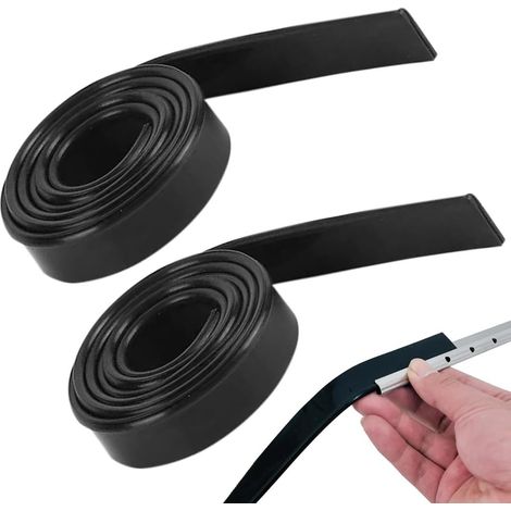 2 x Ersatz-Gummilippen für Fensterabzieher, kompatibel mit Silikon-Fensterabziehern, abkratzbar und flexibel, ideal für die Fensterreinigung (105 cm) (1/5)