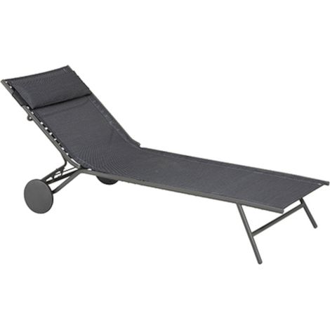 Lafuma Miami II Batyline® Duo Sonnenliege Obsidian LFM5171.9718 (1/5)