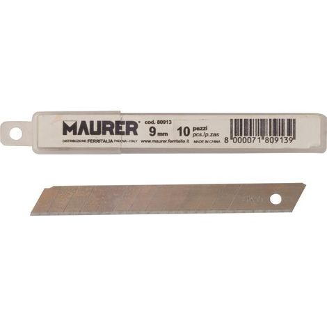 LAME SPEZZARE 9 MM (CF.10PZ) PER CUTTER MAURER (1/4)