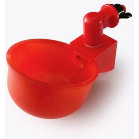 Automatic Drinker Supplies Hens Bowl Cups Plastic Bowl, Poultry Water Dispensers Automatic Drinking Water Cups (1/5)