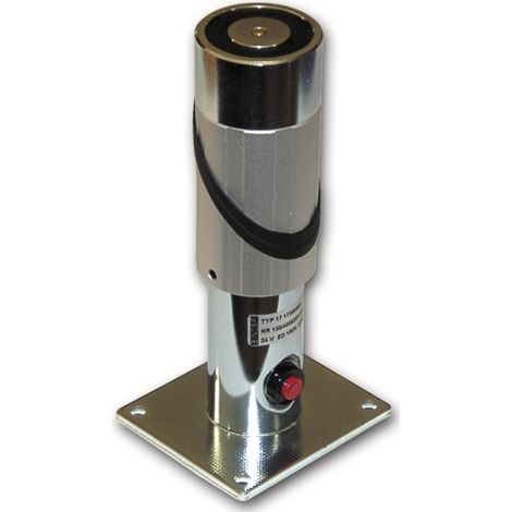 Haftmagnet mit Distanzkonsole und Unterbrechertaster, 50 mm, Stahl verzinkt