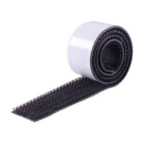Binder Band 75763-H1 Nastro a strappo da incollare A fungo (L x L) 5000 mm x 25 mm Nero 1 pz. (1/3)