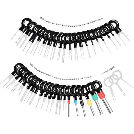 Lot de 41 Extracteur De Cosses Petit, Outils De Extracteur de Cosses, Outils de Retrait de Terminal pour la Plupart des Terminaux de Connecteurs (1/5)