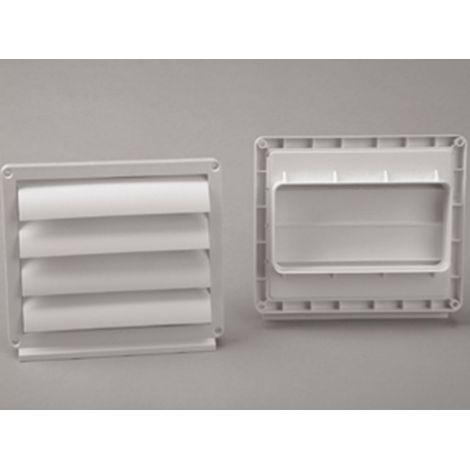 Ventana ex/aire tubo rectangular 150x75mm ign/aut salida ext