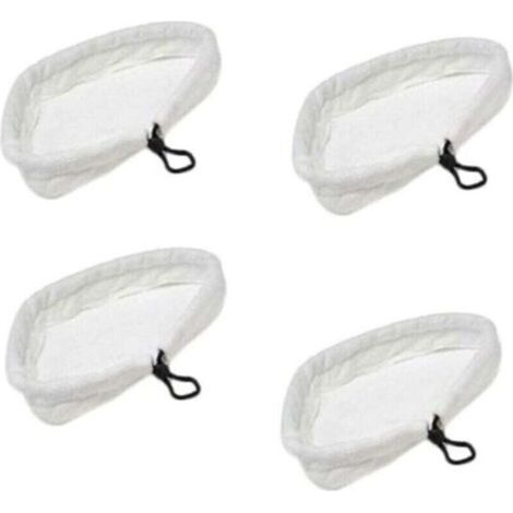 Set mit 4 dreieckigen Mikrofaserpads für H2O-Dampfreiniger, X5, S302, S001