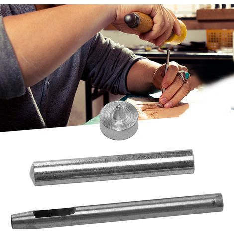 Œillet métallique à 50 trous, rondelle à trou intérieur rond, rivet pour bricolage, accessoires de maroquinerie, œillet d'aération pour chaussure en toile, outil d'installation de ceinture, 6 mm (1/5)