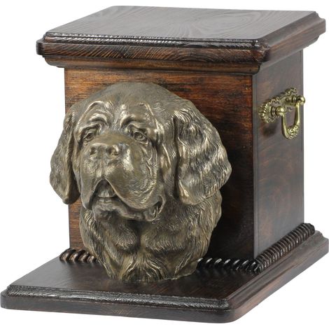 Saint-Bernard, Chien Saint-Bernard - une urne funéraire pour chien avec une statuette, une urne élégante pour un chien, une urne unique avec un buste de chien par Art-Dog (1/5)