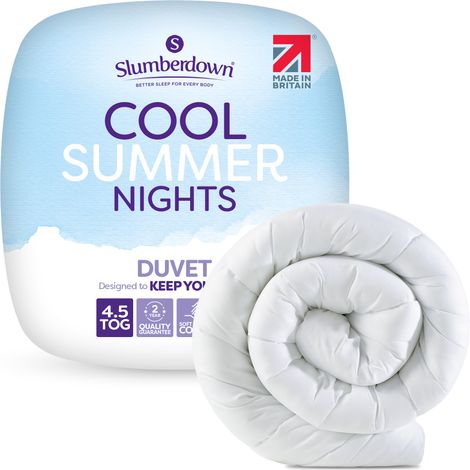 Slumberdown Cool Summer Nights Duvet, 4.5 Tog, Super King