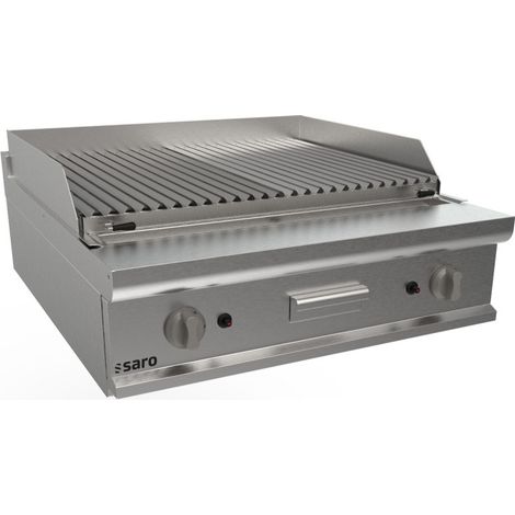 Grill pierre de lave - Gaz - 22 kW - 800mm - LQ/BS2BB - Saro