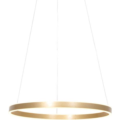 Lámpara colgante - dorado - Ringlux - plástico metal - Ø 60cm -
