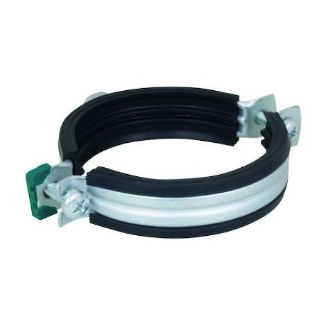 Collier de fixation acier simple avec isogaine BIFIX G2 - 60 - 64 mm - WALRAVEN