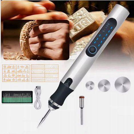 STYLO À GRAVURE ÉLECTRIQUE MULTIFONCTIONNEL 10W (1/4)