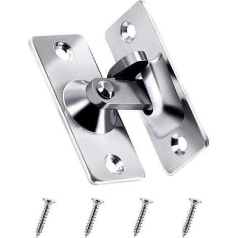 Serrure de porte à angle droit à 90 degrés en acier inoxydable 304 moulé avec précision, boucle antivol, serrure de sécurité pour porte de fenêtre, étanche, antirouille et respectueuse d (1/4)