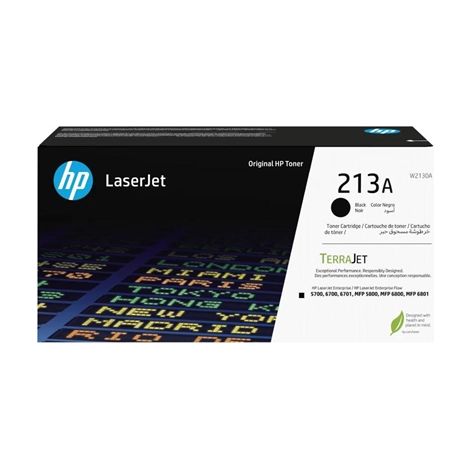 Tóner Original HP W2130A Negro
