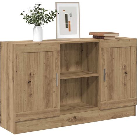 Sideboard Artisan Oak 120x30,5x70 cm Engineered Wood vidaXL