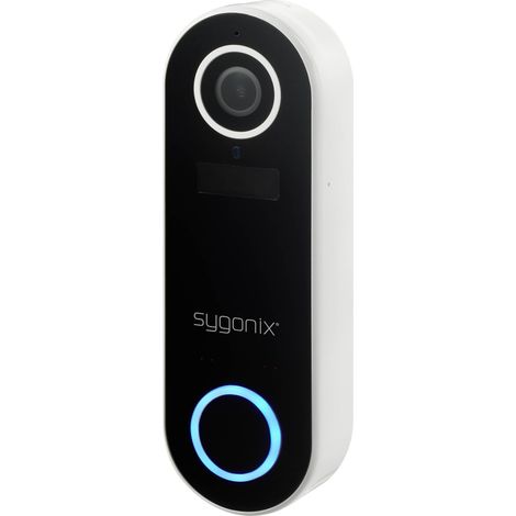 [NEUWERTIG] B-Ware Sygonix IP-Video-Türsprechanlage WLAN Außeneinheit Weiß 1080p Kamera Alexa 76mm (1/2)
