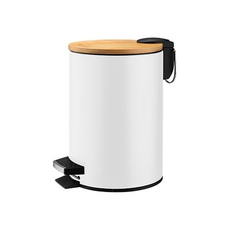 KADAX Badmülleimer, Weiß, 3L (1/5)