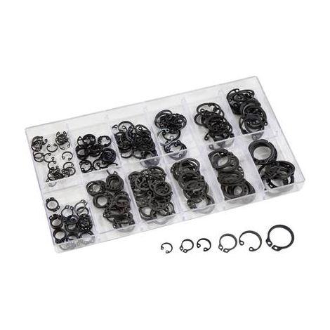 Circlips no name 10294 assortimento 240 pezzi varietà dimensioni