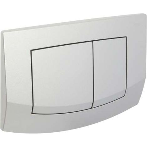 TECE WC-Betätigungsplatte TECEambia für Zweimengentechnik Chrom matt 9240225